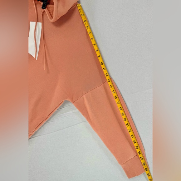 Adidas Women's Hidden Pocket Relaxed Fit Pullover Crop Hoodie Sweatshirt Sz L - Picture 10 of 10